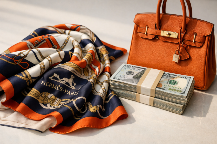 Hermes' goods represent a very special type of economic good - a Veblen good.