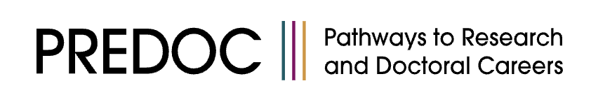 image of the logo for PREDOC: Pathways to Research and Doctoral Careers