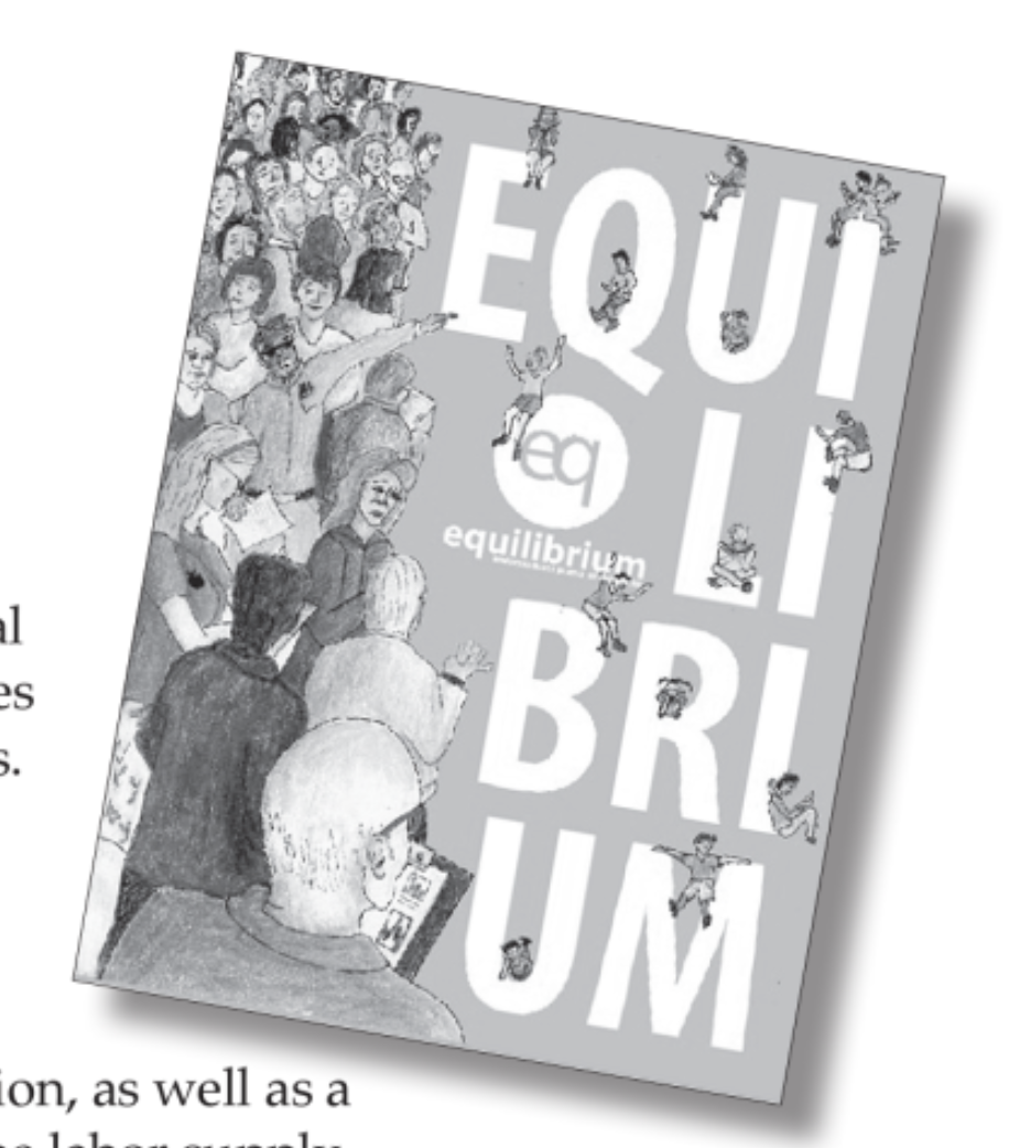 cover page of the equilibrium volume 2 spring 2012