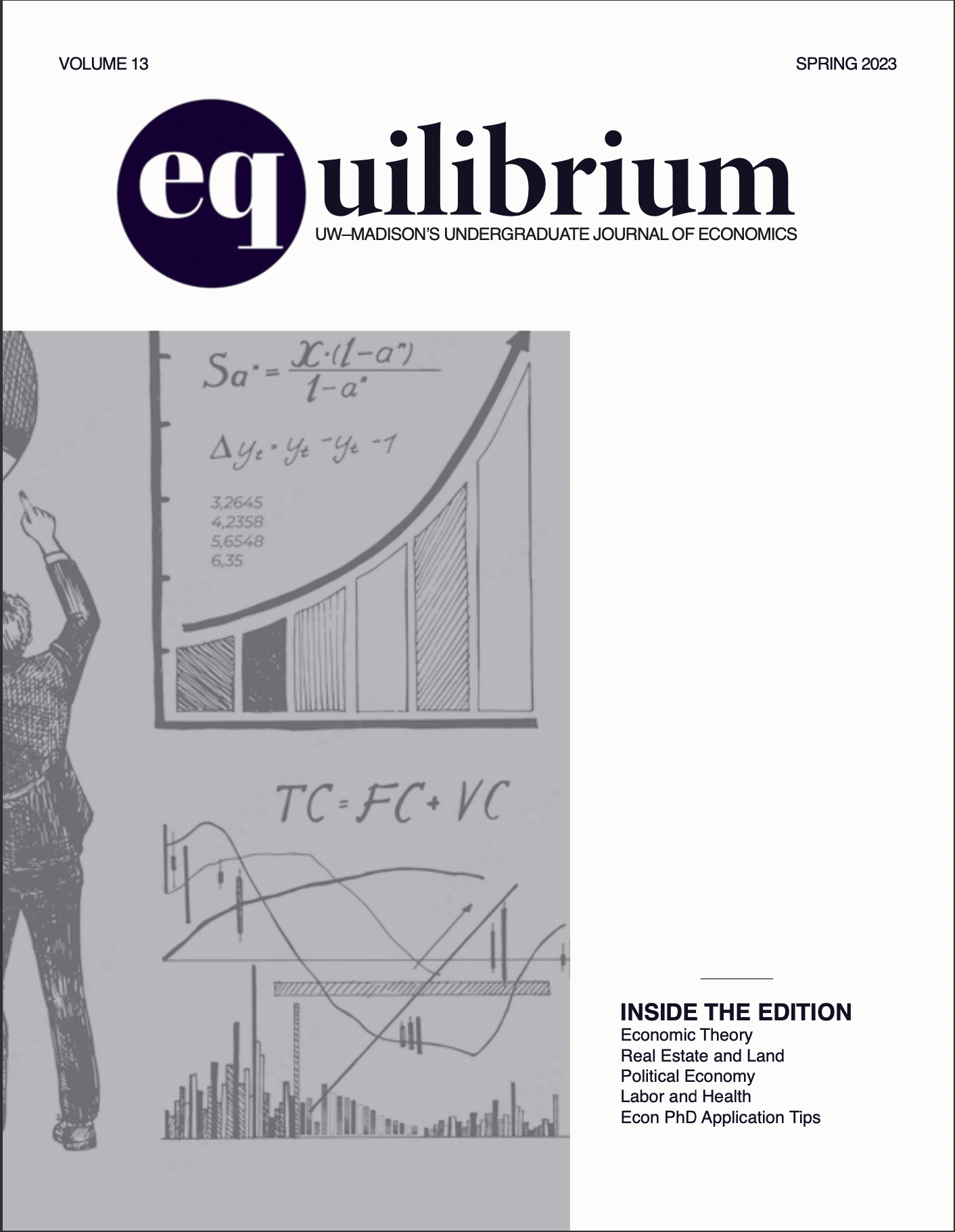Cover page of equilibrium volume 13 spring 2023