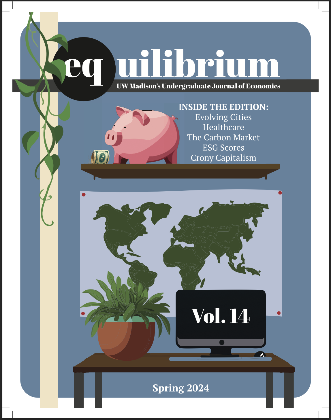Cover page of the Equilibrium volume 14 spring 2024